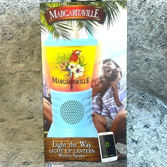 Margaritaville Wireless Water Resistant Light Up Speaker - Picture 2 of 7